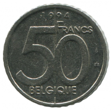 50 франков 1994 Бельгия - 50 francs 1994 Belgium