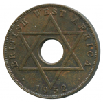 1 пенни 1952 Британская Западная Африка - 1 penny 1952 British West Africa
