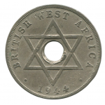 1 пенни 1944 Британская Западная Африка - 1 penny 1944 British West Africa