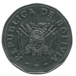 2 боливиано 1991 Боливия - 2 boliviano 1991 Bolivia