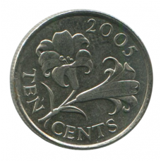 10 центов 2005 Бермуды - 10 cents 2005 Bermuda