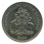 5 центов 2000 Багамские острова - 5 cents 2000 Bahamas