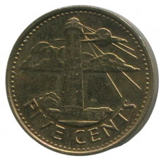 5 центов 2012 Барбадос - 5 cents 2012 Barbados