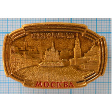 Значок город Москва, Красная Площадь