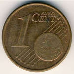 1 евроцент 2002 Германия - 1 euro cent 2002 Germany, A