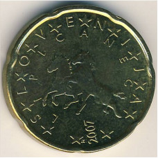 20 евроцентов 2007 Словения - 20 euro cents 2007 Slovenia