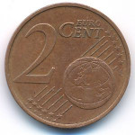 2 евроцента 2009 Австрия - 2 euro cent 2009 Austria, из оборота