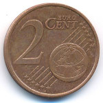 2 евроцента 2008 Кипр - 2 euro cents 2008 Cyprus, из оборота