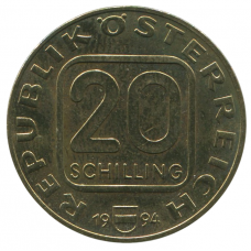 20 шиллингов 1994 Австрия - 20 schilling 1994 Austria