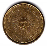 5 сентаво 2009 Аргентина - 5 centavos 2009 Argentina, из оборота