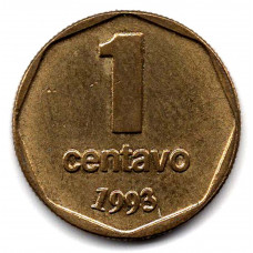 1 сентаво 1993 Аргентина - 1 centavo 1993 Argentina, из оборота