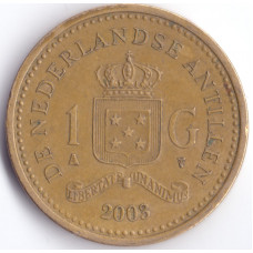 Монета 1 гульден 2003 Нидерландские Антильские острова - 1 gulden 2003 Netherlands Antilles