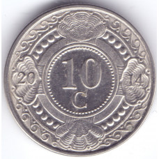 Монета 10 центов 2014 Нидерландские Антильские острова - 10 cent 2014 Netherlands Antilles