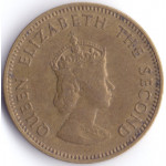 Монета 1/4 шиллинга 1957 Джерси - 1/4 shilling 1957 Bailiwick of Jersey