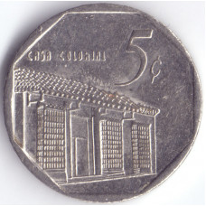 монета 5 сентаво 1999 Куба - 5 centavos 1999 Cuba