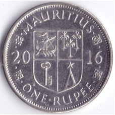 Монета 1 рупий 2016 Маврикий - 1 rupee 2016 Mauritius