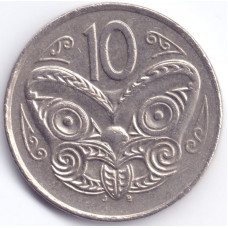 Монета 10 центов 2000 Новая Зеландия - 10 cents 2000 New Zealand