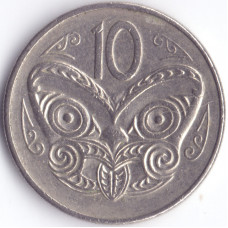 Монета 10 центов 1979 Новая Зеландия - 10 cents 1979 New Zealand