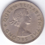 Монета 2 шиллинга (флорин) 1964 Новая Зеландия - 2 shilling (florin) 1964 New Zealand