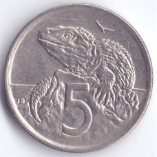 Монета 5 центов 1994 Новая Зеландия - 5 cents 1994 New Zealand