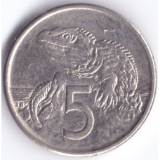 Монета 5 центов 1996 Новая Зеландия - 5 cents 1996 New Zealand