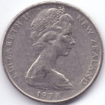 Монета 10 центов 1978 Новая Зеландия - 10 cents 1978 New Zealand