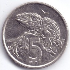 Монета 5 центов 2001 Новая Зеландия - 5 cents 2001 New Zealand