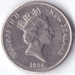 Монета 5 центов 1996 Новая Зеландия - 5 cents 1996 New Zealand