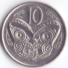 Монета 10 центов 2002 Новая Зеландия - 10 cents 2002 New Zealand