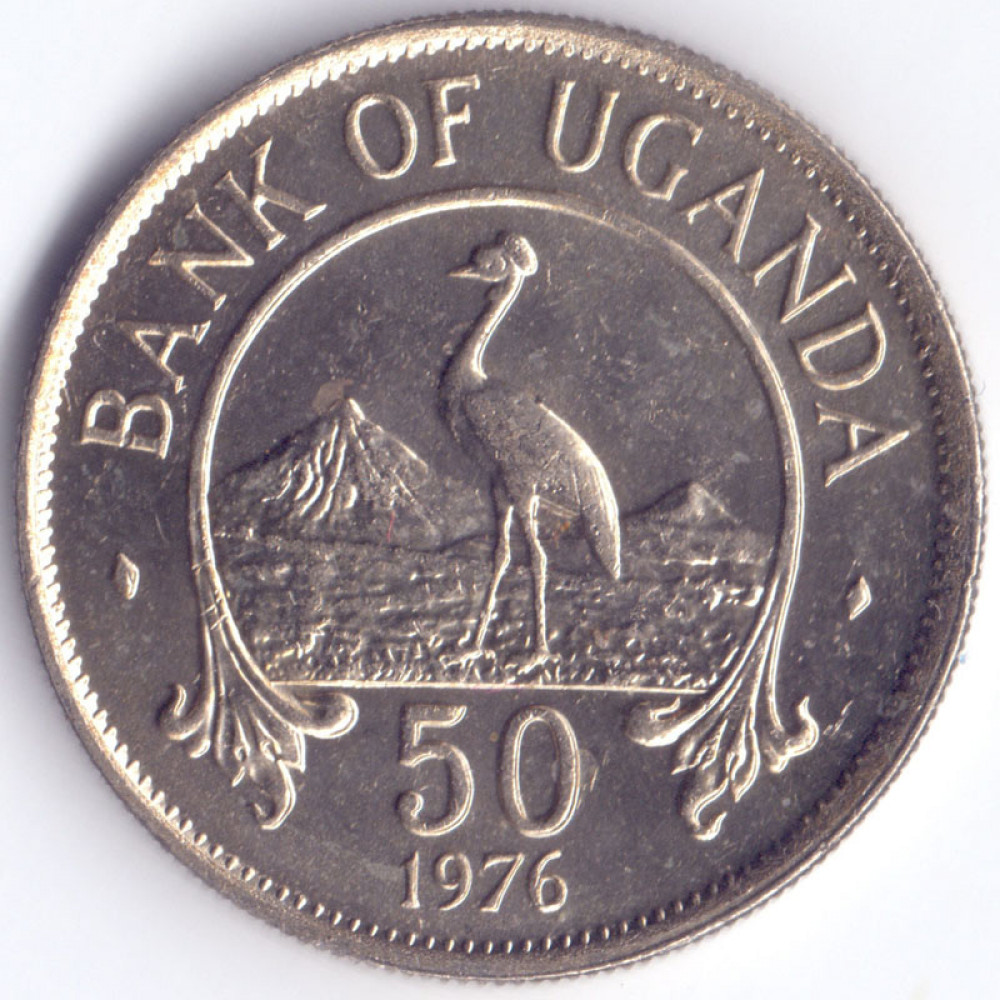 Монета 50 центов 1976 Уганда - 50 cents 1976 Uganda