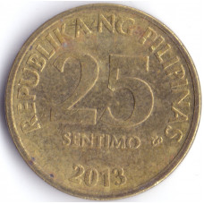 Монета 25 сентимо 2013 Филиппины - 25 sentimos 2013 Pilipinas