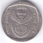 Монета 1 ранд 2003 ЮАР - 1 rand 2003 South Africa, из оборота