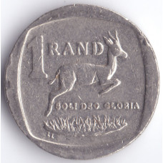 Монета 1 ранд 2003 ЮАР - 1 rand 2003 South Africa, из оборота