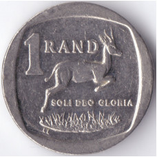 Монета 1 ранд 2008 ЮАР - 1 rand 2008 South Africa (Ningizimu)