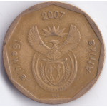 Монета 50 центов 2007 ЮАР - 50 cents 2007 South Africa (iSewula)