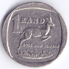 Монета 1 ранд 1997 ЮАР - 1 rand 1997 South Africa, из оборота