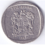 Монета 1 ранд 1997 ЮАР - 1 rand 1997 South Africa, из оборота