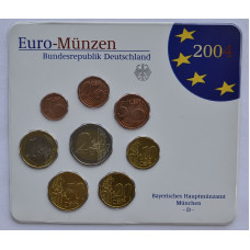 Германия 2004 D Официальный годовой набор Евро монет