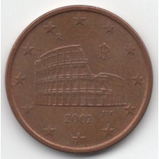 5 евроцентов 2002 Италия - 5 euro cent 2002 Italy, из оборота