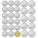 Набор монет «Полководцы и герои Отечественной войны 1812 года»  (28 памятных монет)