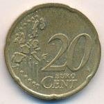 20 евроцентов 2002 Германия - 20 euro cents 2002 Germany, A, из оборота