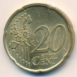 20 евроцентов 2003 года Италия - 20 euro cents 2003 Italy, из оборота