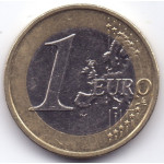 1 евро 2006 года Испания - 1 euro 2006 Spain, из оборота