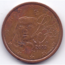 5 евроцентов 2002 Франция - 5 euro cents 2002 France, из оборота