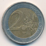 2 евро 2002 года Германия - 2 euro 2002 Germany, D, из оборота