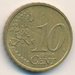 10 евроцентов 2002 года Италия - 10 euro cent 2002 Italy, из оборота