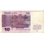 Банкнота 10 лат 1993 Латвия - 10 Latu 1993 Latvia
