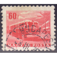 1963, июль. Почтовая марка Венгрии. Транспортные средства. 60 филлеров