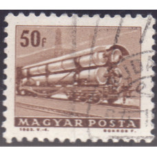 1963, июль. Почтовая марка Венгрии. Транспортные средства. 50 филлеров