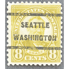 1923 Май США Улисс Грант SEATTLE WASHINGTON 8 центов